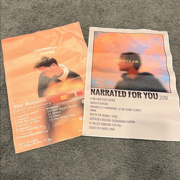alec benjamin Other - Alec Benjamin wall art posters 2 piece